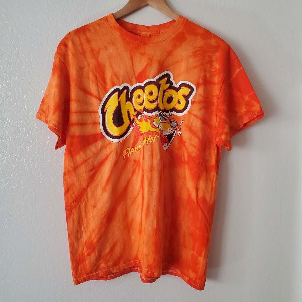 🟢Hot Cheetos Tie Dye Graphic T-shirt